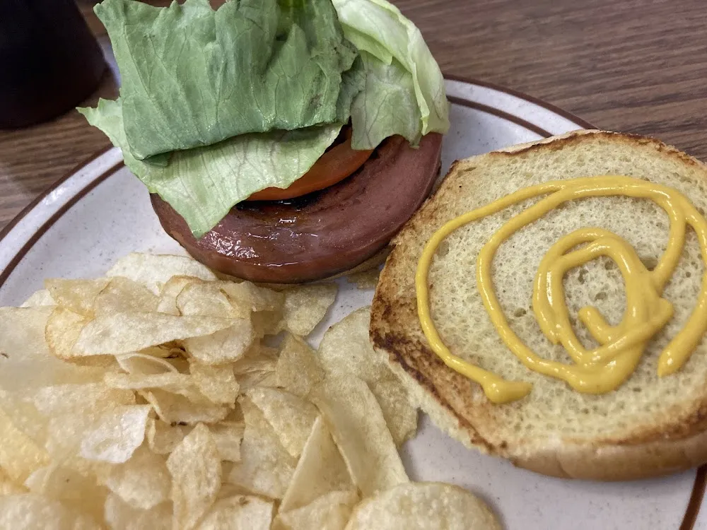 Fried Bologna Sandwich